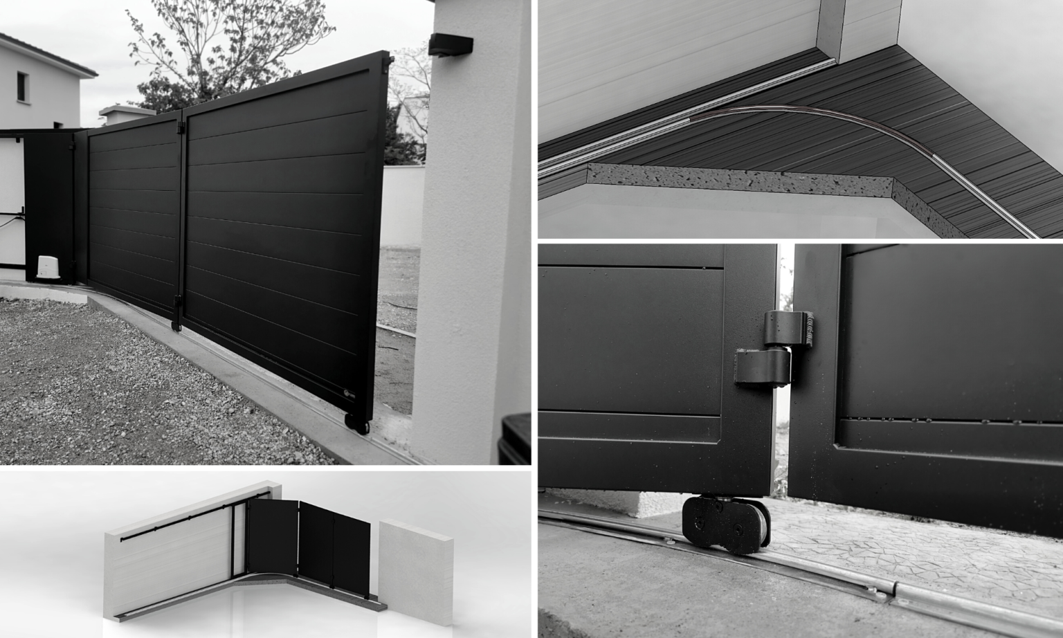 Portail Aluminium Sectionnel Coulissant - portail-sectionnel.fr